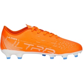 Puma Ultra Play FG/AG 107233 01 fodboldsko orange appelsiner og røde