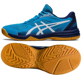 Asics Upcourt 5 M 1071A086 402 volleyballsko blå blå