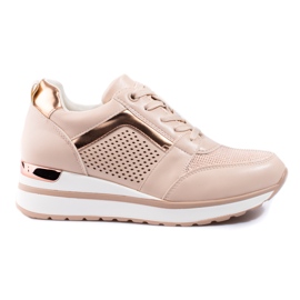 Moderigtige beige Shelovet sneakers til kvinder