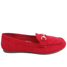 BM Hesso Red dame loafers rød