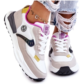 Sportssneakers til kvinder Big Star KK274099 Hvid og Beige
