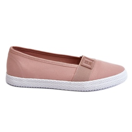 Slip-on sneakers til kvinder Big Star LL274202 Nude lyserød
