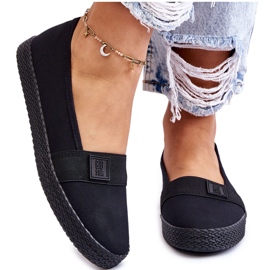 Slip-On Big Star Sneakers til kvinder LL274200 Sort