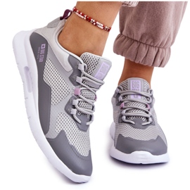 Sportssko til kvinder Sneakers Big Star LL274371 Grå