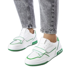 Kadie grønne sneakers til kvinder hvid