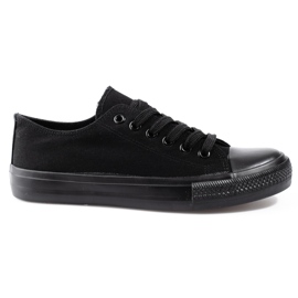Klassiske sorte damesneakers