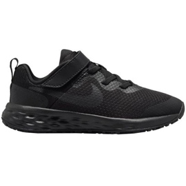Nike Revolution 6 Jr DD1095 001 sko sort