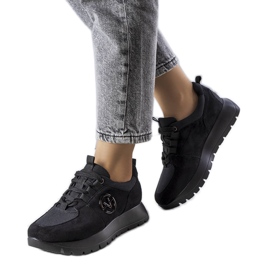BM Kristine sorte platform sneakers