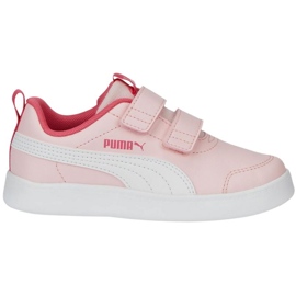Puma Courtflex v2 V Ps sko 371543 25 lyserød