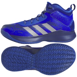 Basketballsko adidas Cross Em Up 5 K Wide W HQ8495 blå blå