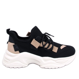 PA1 Tosca Black damesneakers sort
