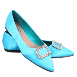 PA1 Elegante ballerinaer med Lorella Blue sten blå