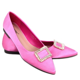 PA1 Elegante ballerinaer med Lorella Fushia-sten lyserød