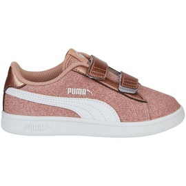 Puma Smash v2 Glitz Glam V Ps sko 367378 29 beige