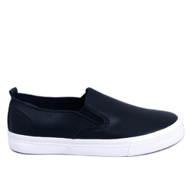 BM Diaz Black slip-on sneakers til kvinder sort