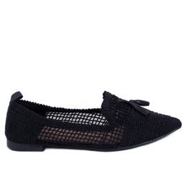 Monti Black gennembrudte ballerinaer sort