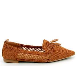 Monti Camel gennembrudte ballerinaer brun