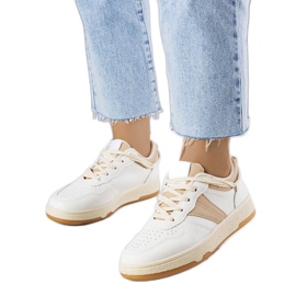 Beige damesneakers fra Marcella