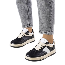 Marcella sorte sneakers til kvinder beige