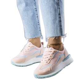 BM Pink sneakers på Ada platformen lyserød