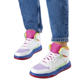 Farverige Elizabeth high-top sneakers flerfarvet