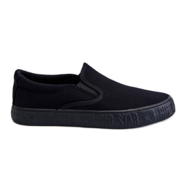 Damesneakers Slip-On Big Star LL274392 Sort