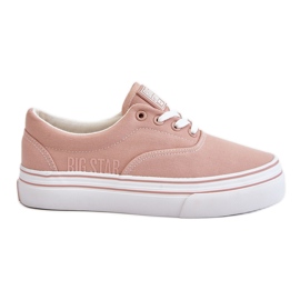 Sneakers med platform til kvinder Big Star LL274229 Pink lyserød