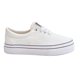 Kvinder Big Star Platform Sneakers LL274228 Hvid