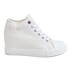 Hidden Wedge High Sneakers Big Star LL274035 Hvid