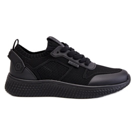 Komfortable sneakers til kvinder Memory Foam System Big Star LL274414 Sort
