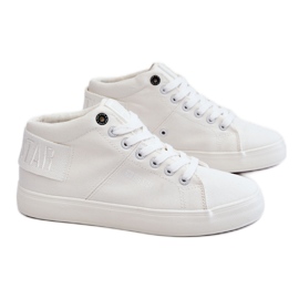 Klassiske High Top Sneakers til kvinder Big Star LL274002 Hvid