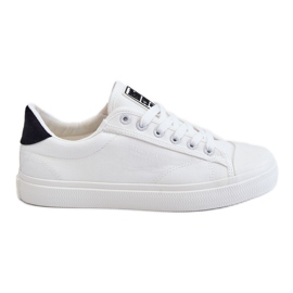 Klassiske lave sneakers Big Star LL274091 Hvid