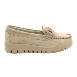 Lædermokkasiner Filippo DP3334/23 BE beige