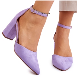 Lilla Lexie Ruskind Hæl Pumps violet