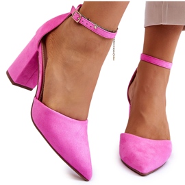 Pink Lexie Suede Pumps lyserød
