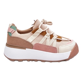 PS1 Ruskindssneakers til kvinder Beige-brun Rohan