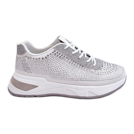 PS1 Damesneakers med zirkoner Hvid Raiden grå