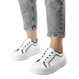 Johanna hvide platform sneakers