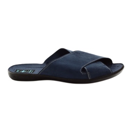 ADANEX SKÆRLER Mænds 20308 Navy Blue Slipples blå