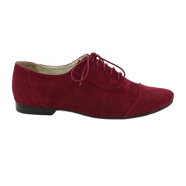 Dame oxfords Angello bordeaux flerfarvet