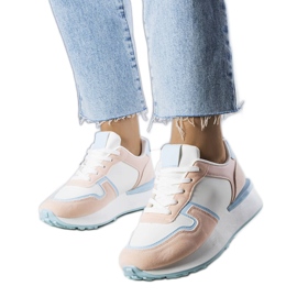Pink platform sneakers fra Blanche lyserød