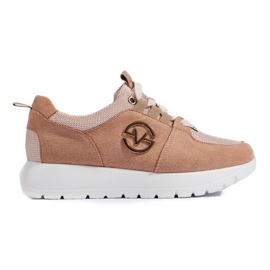 Vinceza beige sportssko til kvinder