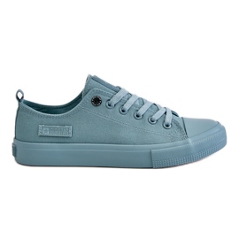 Klassiske lave sneakers til kvinder Big Star LL274019 Grøn