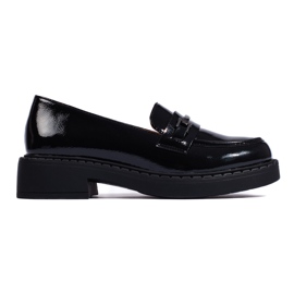 W. Potocki Potocki dame loafers på den sorte platform
