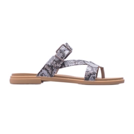 Dame Crocs Tulum Toe Post Sandal W 206108-15W brun