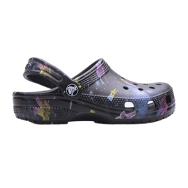 Børnetræsko CROCS Classic Clog Kids 206818-001 sort flerfarvet