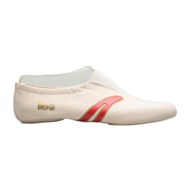 Gymnastikballetsko IWA 502 creme beige hvid