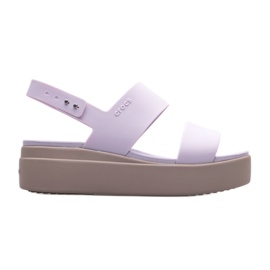 Crocs Brooklyn Low Wedge Sandaler 206453-5PV violet