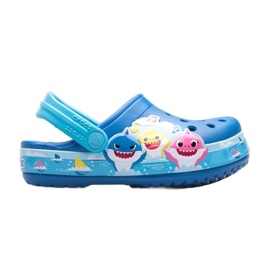 Børnetræsko CROCS Fl Babyshark Band Clog T 207066-4JL blå