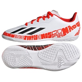 Adidas X Speedportal.4 Messi In Jr GW8400 fodboldsko hvid hvid
